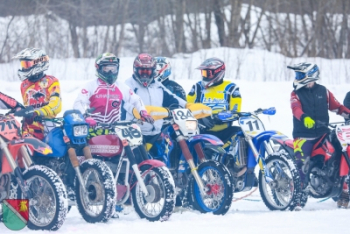 Latvijas čempionāts skijoringā un ziemas motokrosā Madonā