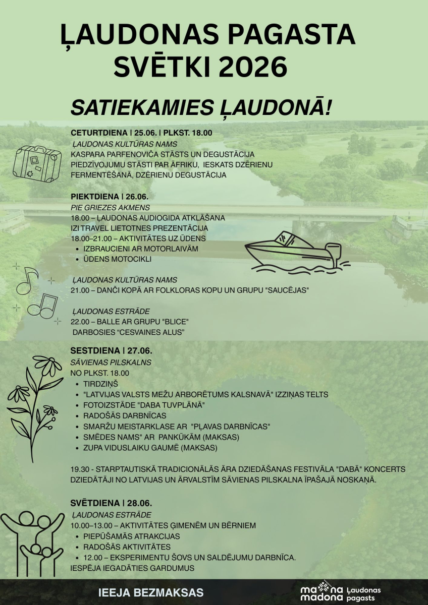 Ļaudonas pagasta svētki — vāka attēls