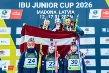 IBU Junioru kausa posms biatlonā - sprints sievietēm 7,5 km (16.01.)